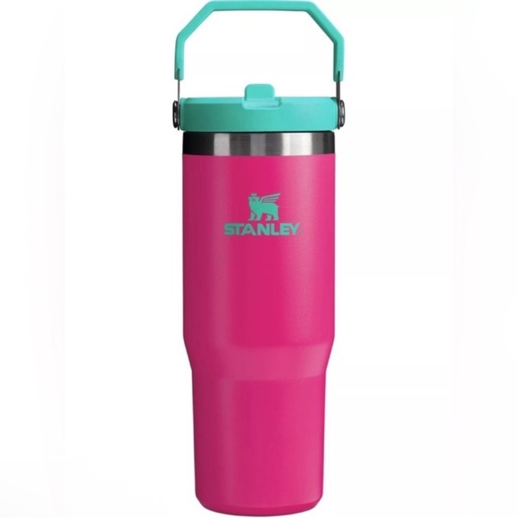 🎉LAST PIECE🎉Stanley Iceflow Flip Straw 30oz Tumbler Passion Pink - Picture 2 of 9